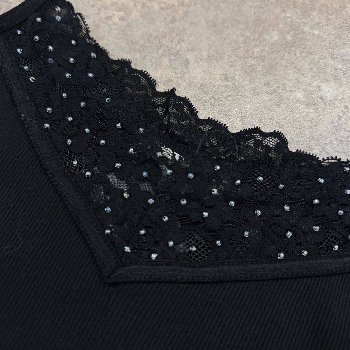 Michel klein 블랙 레이스 슬리브리스 #csz304 상품이미지3