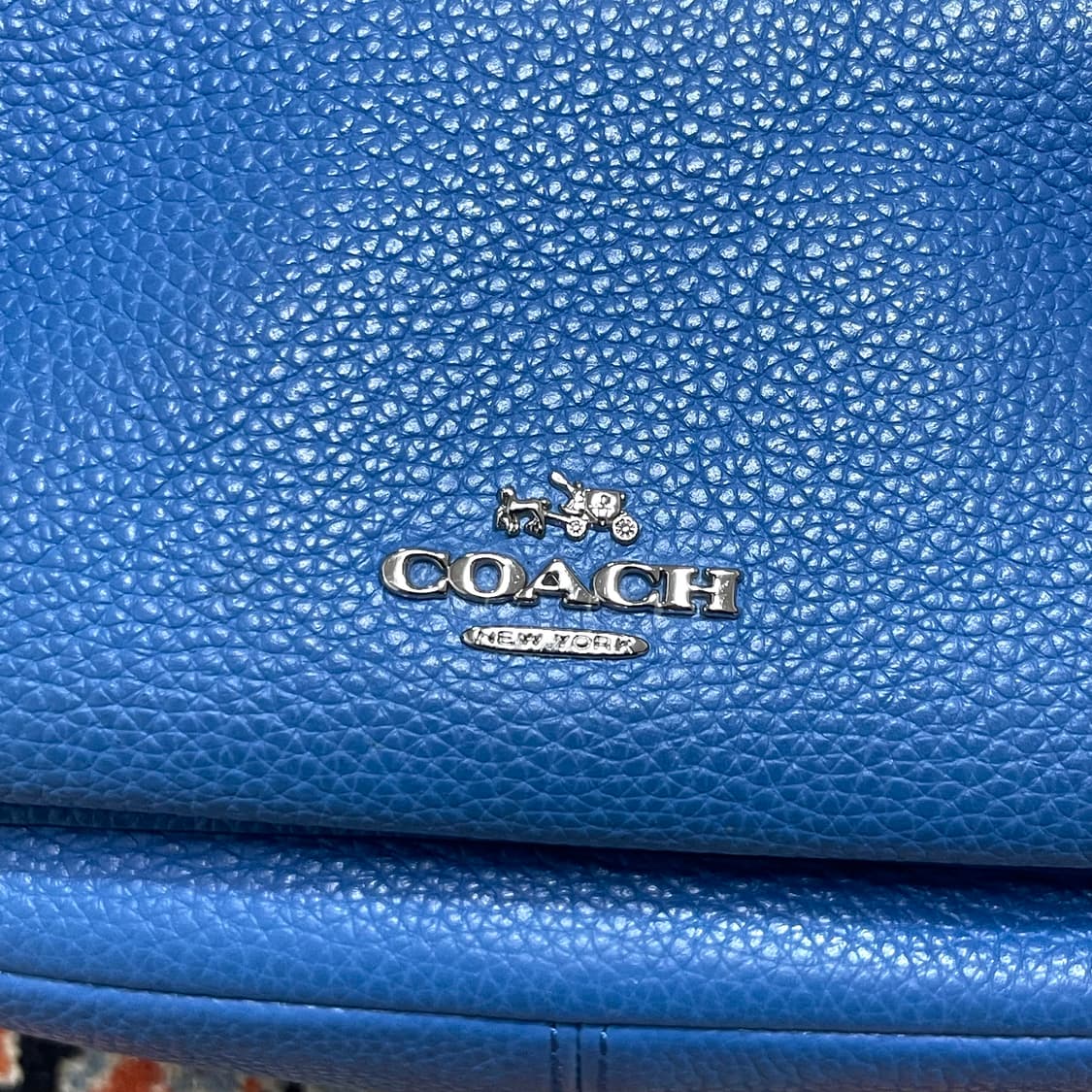 코치 블루 가죽 미니 백팩 상품이미지5