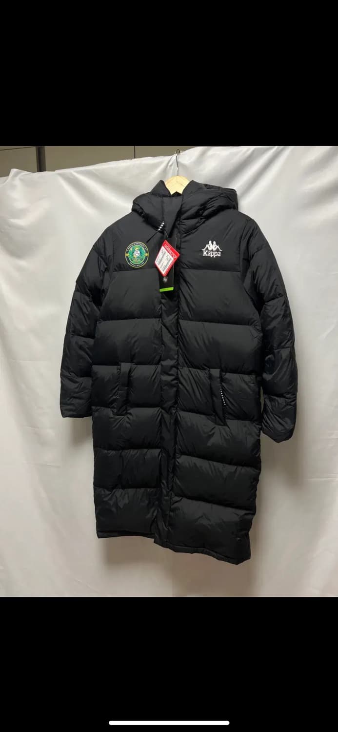 [정품/M] ❤️새상품❤️카파 안산그리너스 덕다운 블랙 롱패딩 상품이미지2