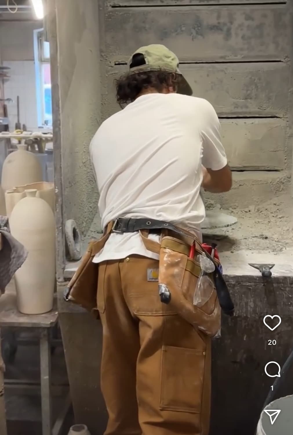 40x32 칼하트 더블니 B01 브라운 키펜터 워크웨어 상품이미지8