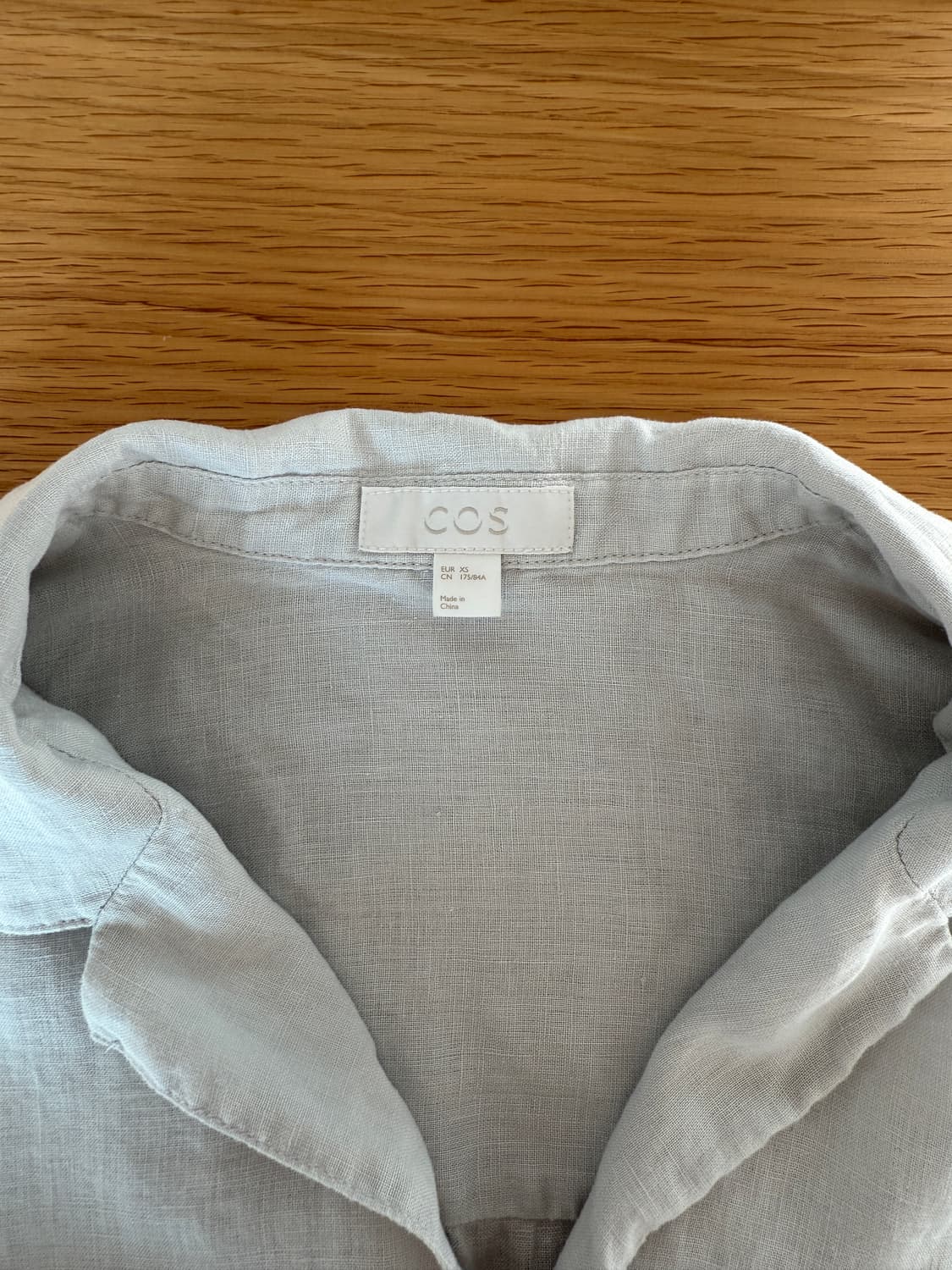 코스(COS) 린넨 오픈카라 셔츠 상품이미지6