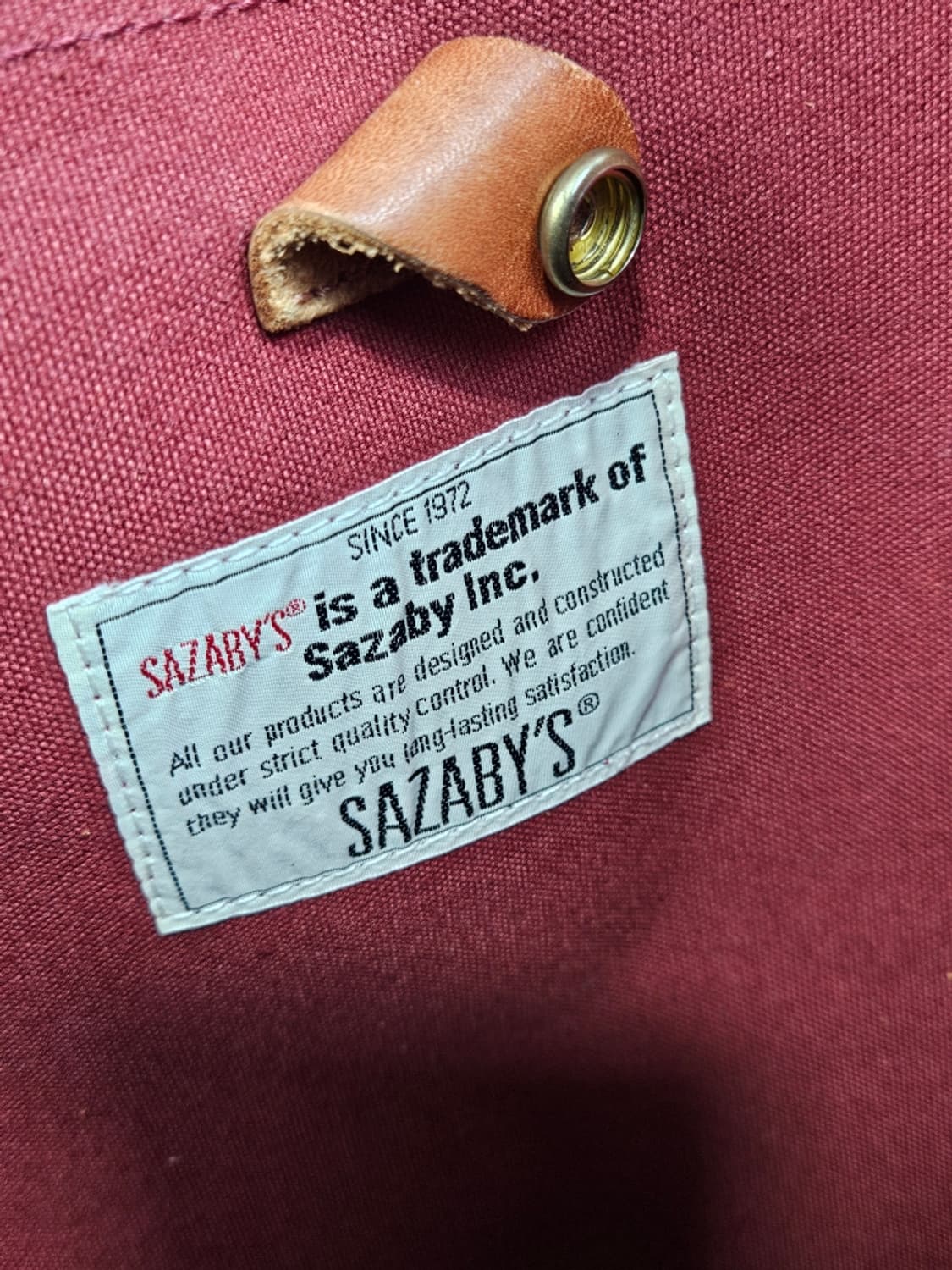 SAZABY'S 캔버스 토트 백 / 12396 상품이미지9