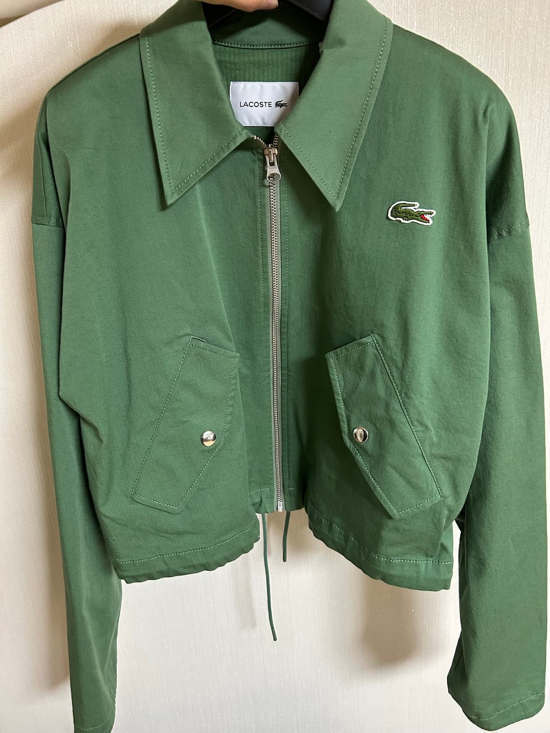 라코스테 해링턴 크롭 그린재킷 상품이미지1
