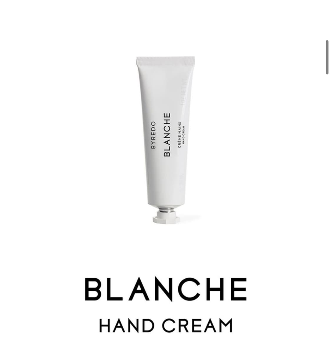 바이레도 블랑쉬 핸드크림 새것 (26.1월까지) 상품이미지1