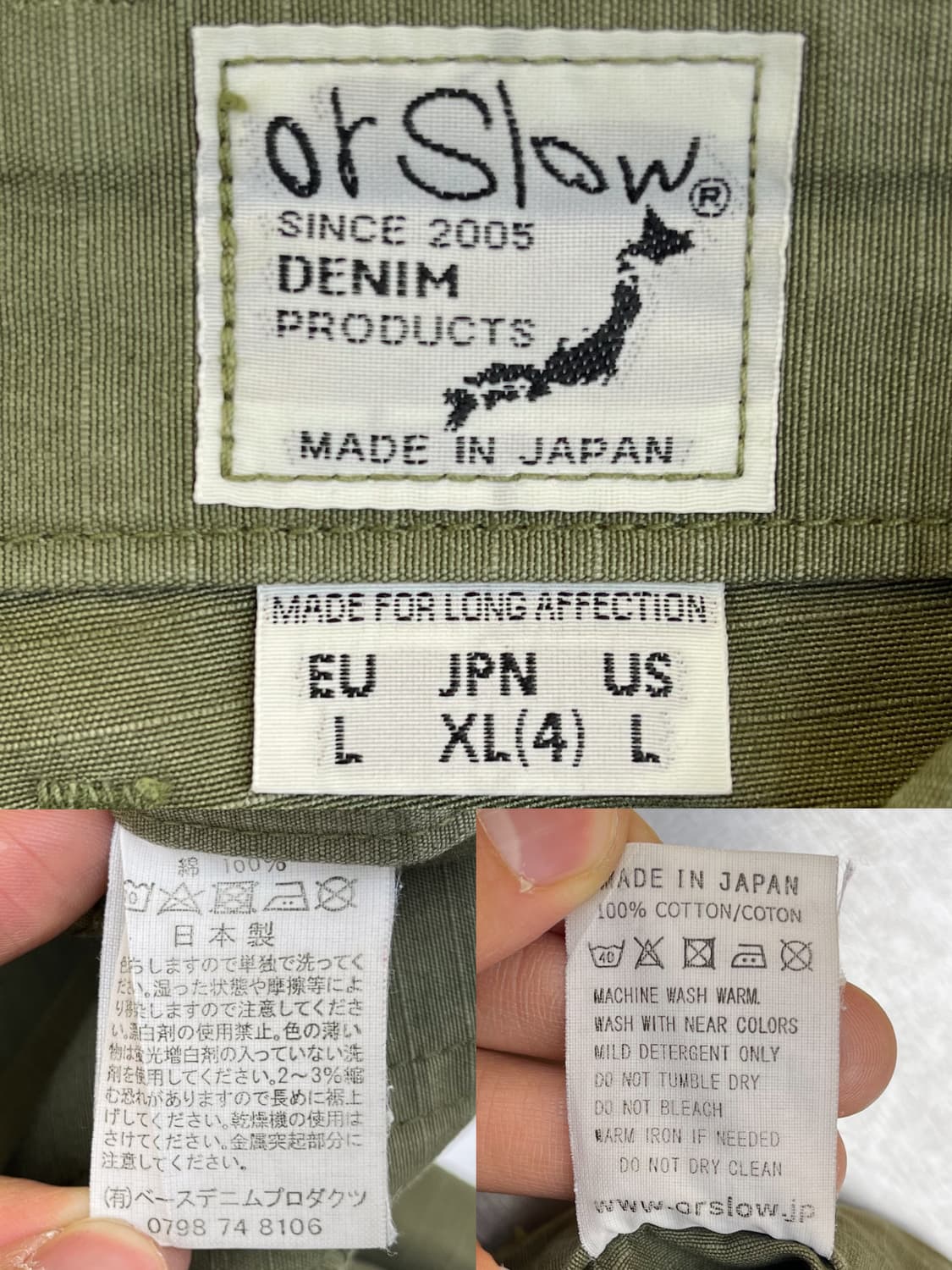 오어슬로우 퍼티그 아미 팬츠 상품이미지7