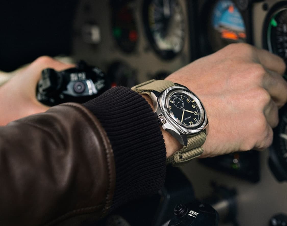 Longine 론진 마제텍 아메카지 빈티지 복각 파일럿 워치 상품이미지9