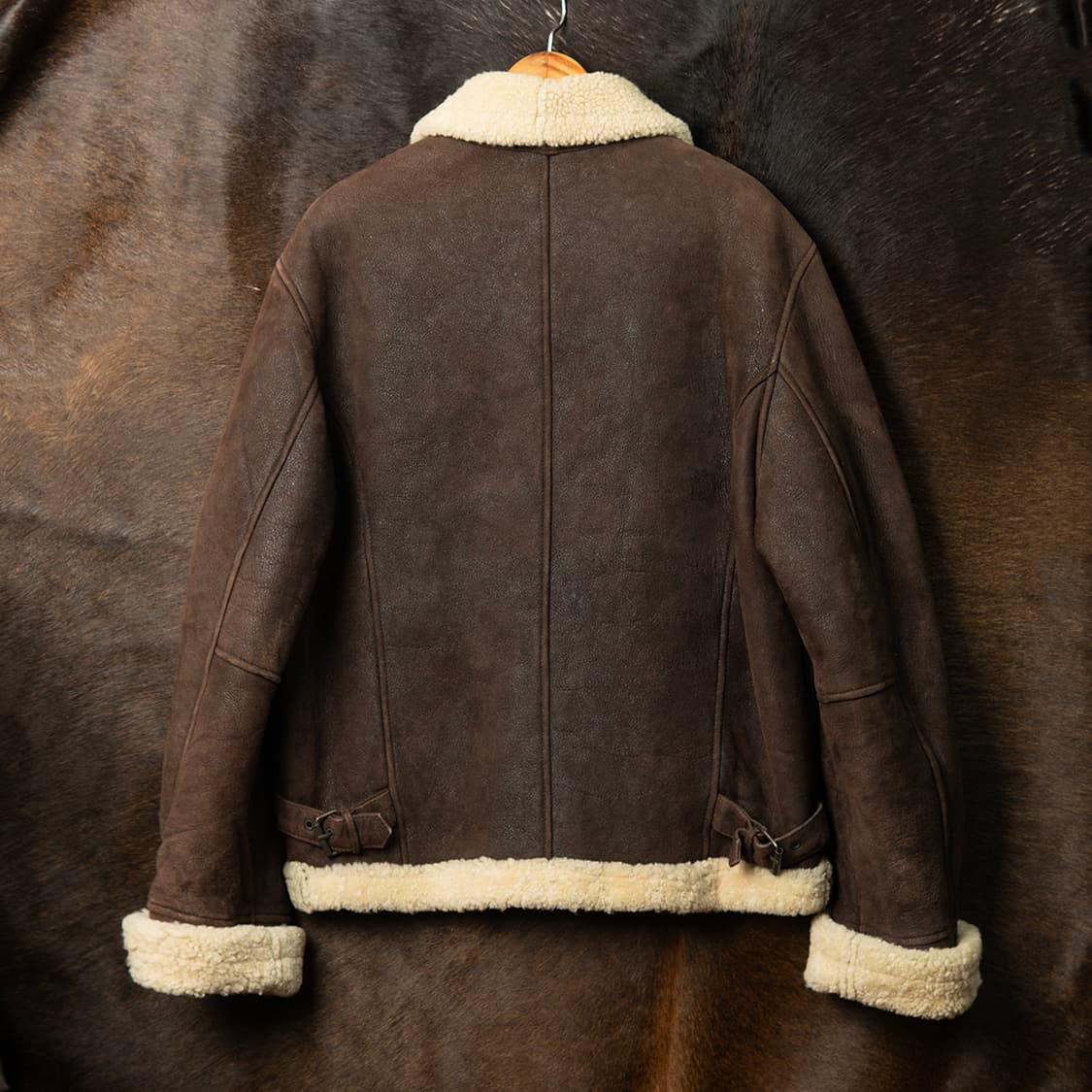 [105] 90s 마리떼 프랑소와 저버 양가죽 양털 무스탕  상품이미지6