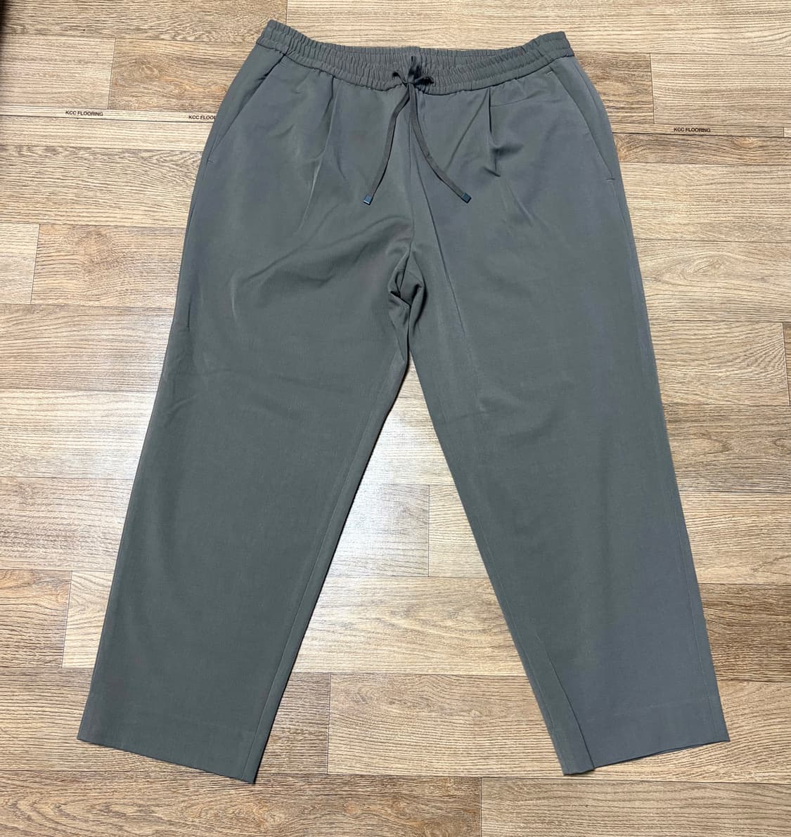 36in)일괄 무신사 와이드 이지 밴딩크롭 슬랙스 상품이미지2