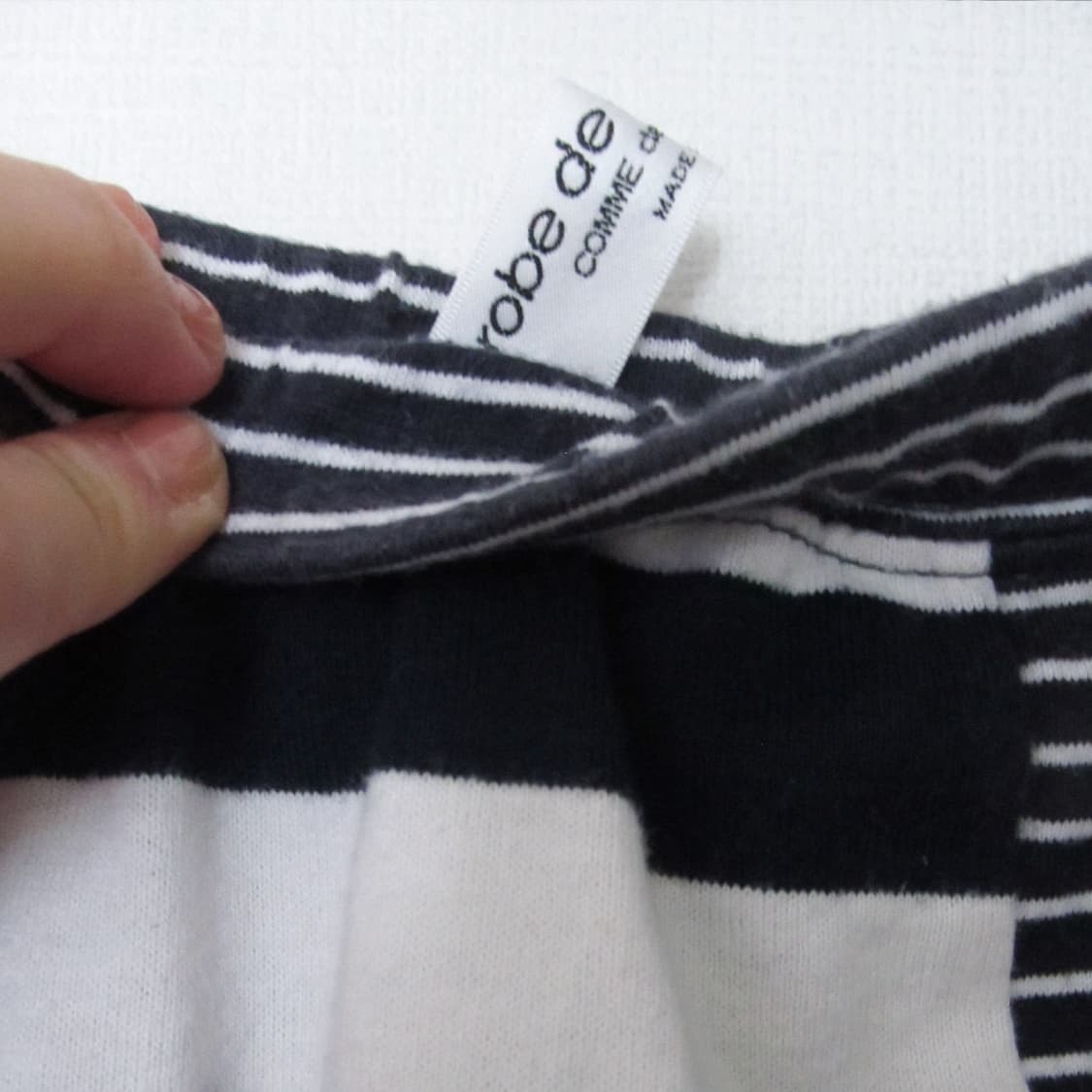 commedesgarcons stripe skirt 상품이미지5