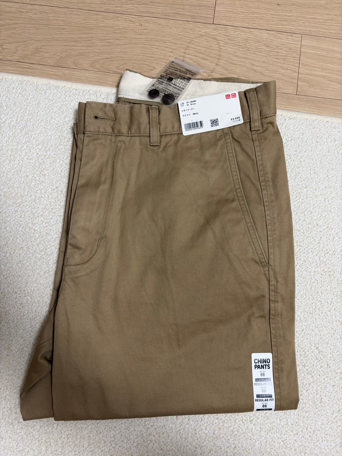 유니클로 레귤러치노 88사이즈 새상품 상품이미지3