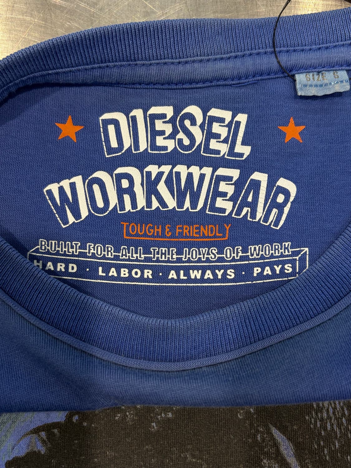 디젤 인디언 프린팅 반팔티 상품이미지6