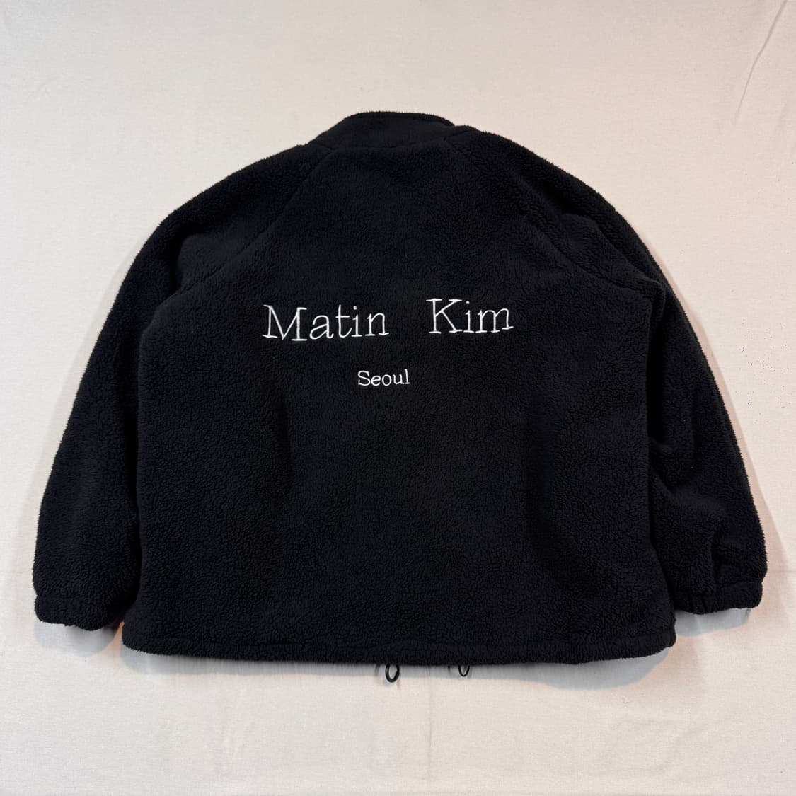 F) 마뗑킴 2way 집업 플리스 후리스 스펠로고 자켓 상품이미지1