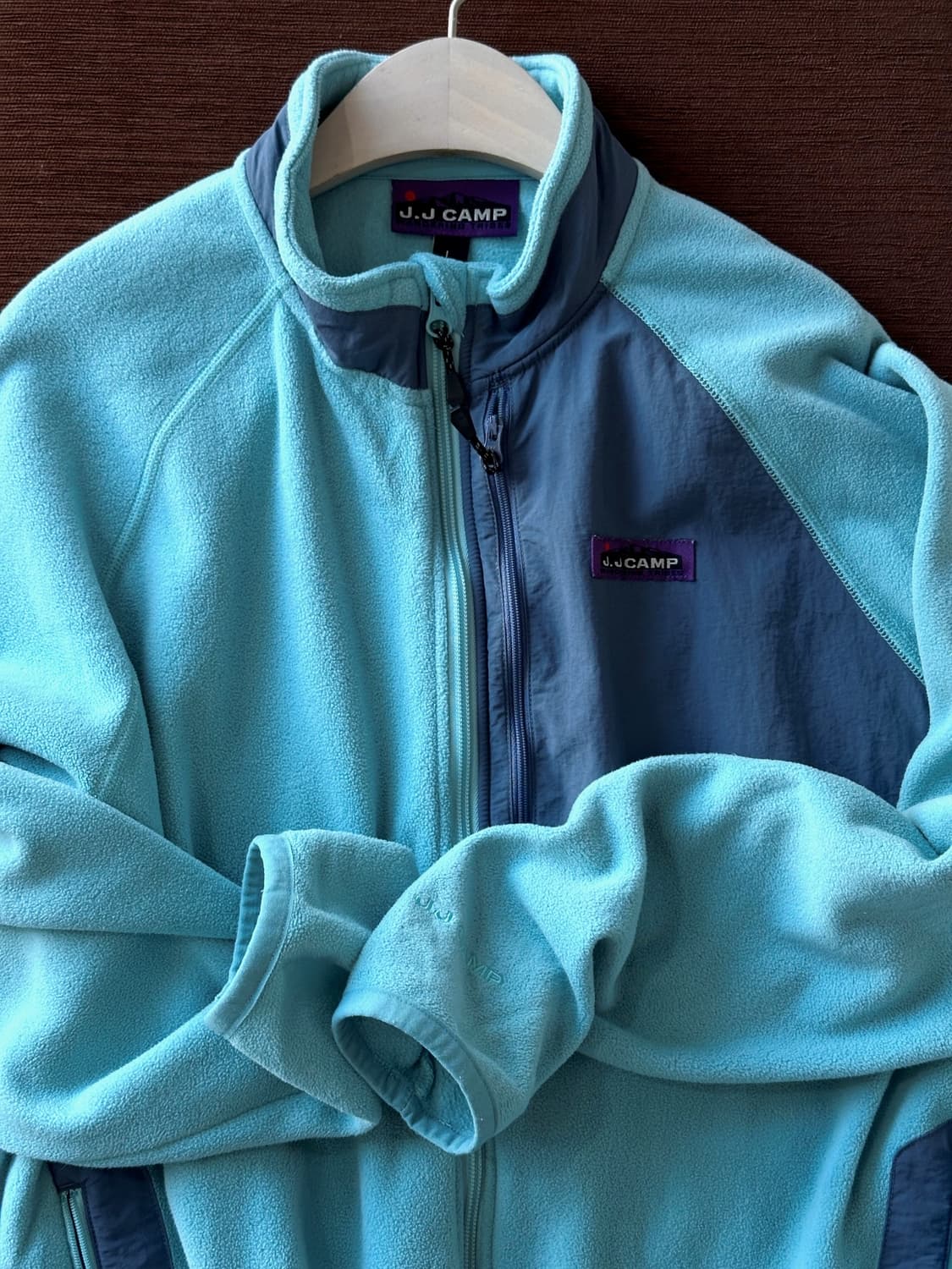 Fleece design zip blouson 상품이미지1