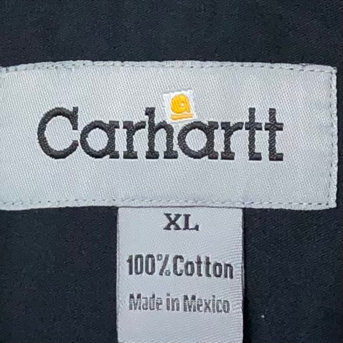 Xxl 칼하트 네이비 워크 셔츠 상품이미지3