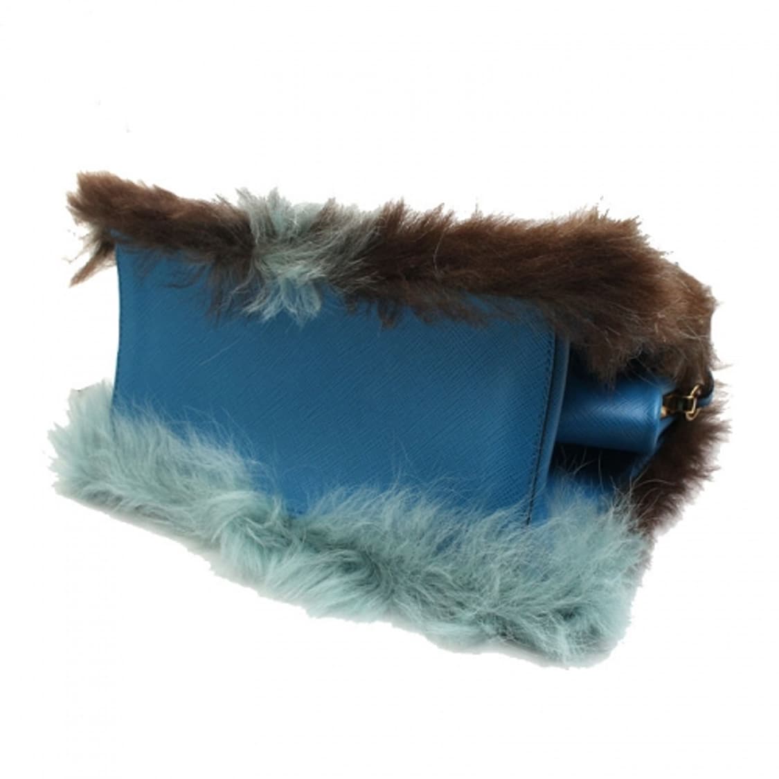 프라다 투톤 퍼 크로스 겸 클러치백 상품이미지4