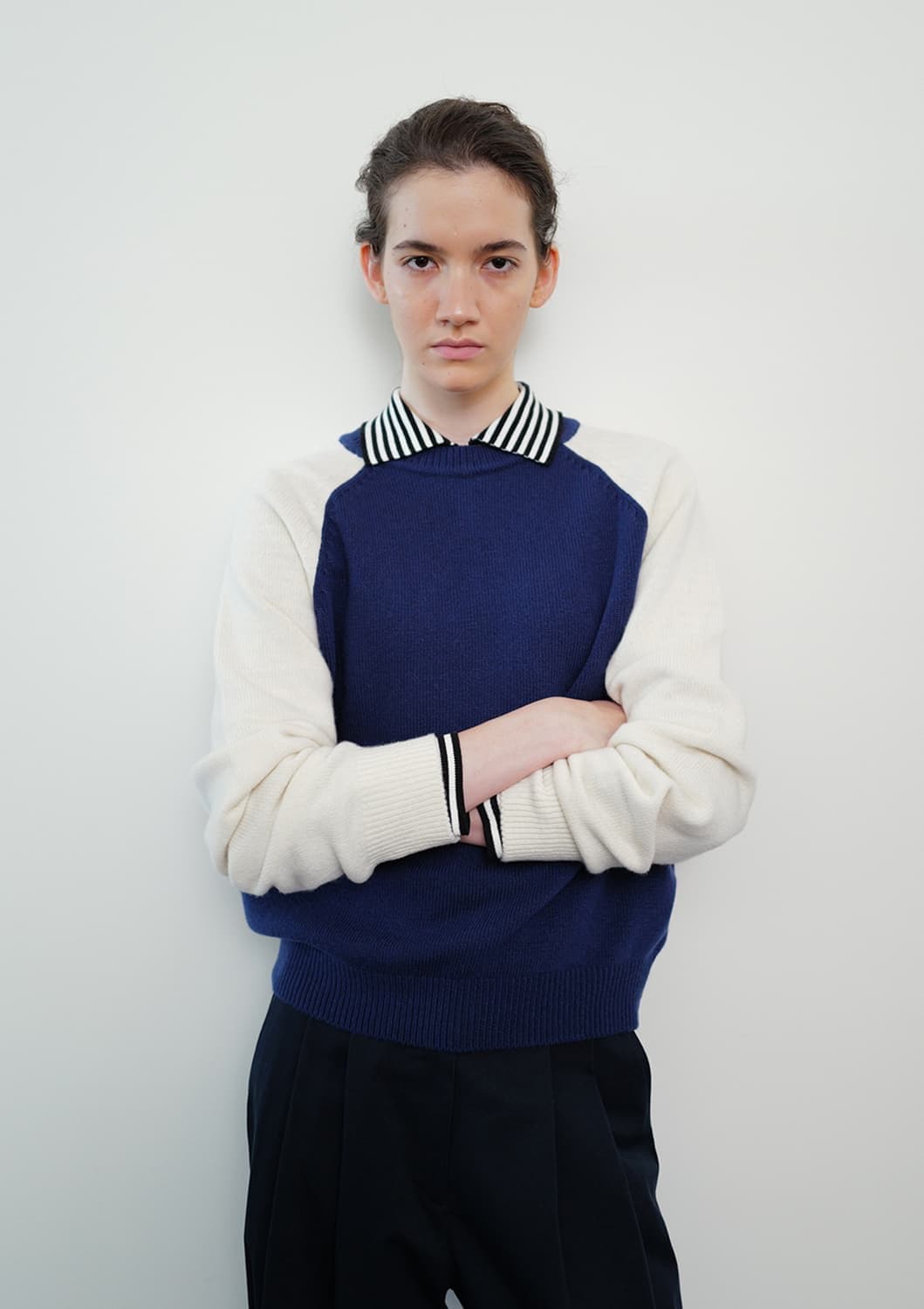 문달 MOONDAL 나그랑 니트 블랙 유니섹스 상품이미지1