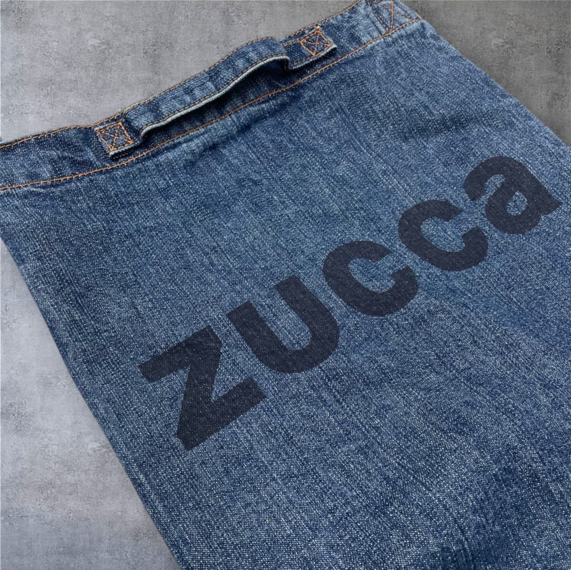 주카 Zucca 데님 로고 토트 크로스백 상품이미지2