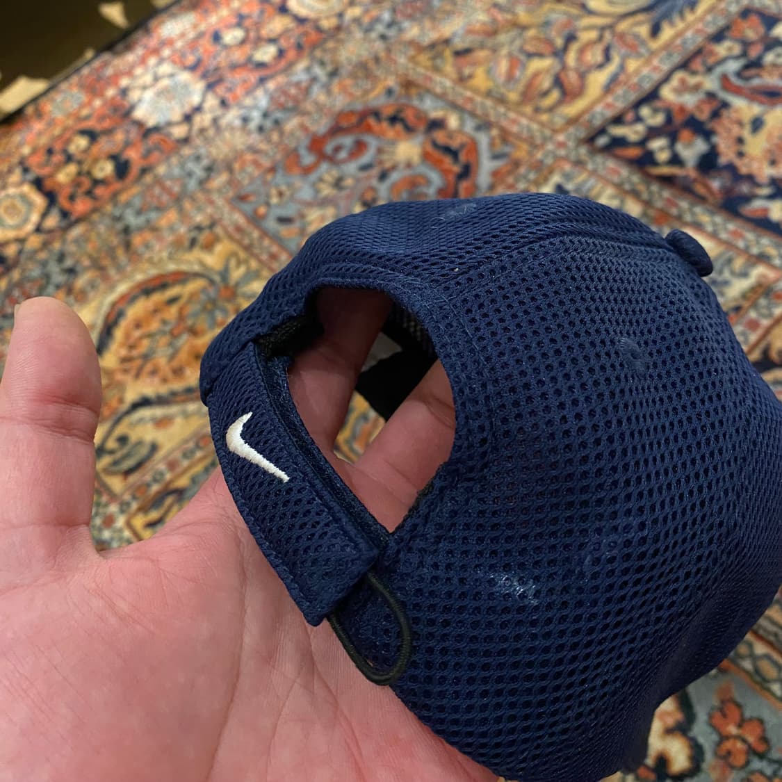 🌊00s Nike swoosh navy mesh cap 상품이미지3