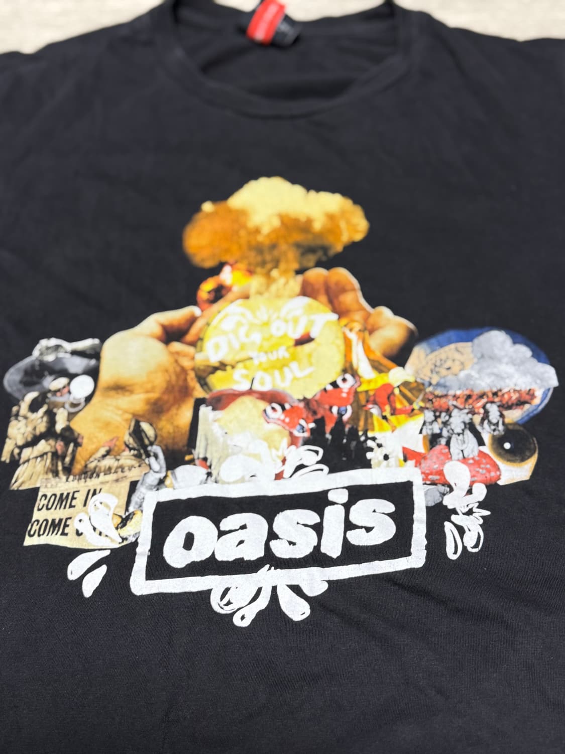 오아시스 공식 2009년 여름 투어 티셔츠 상품이미지3