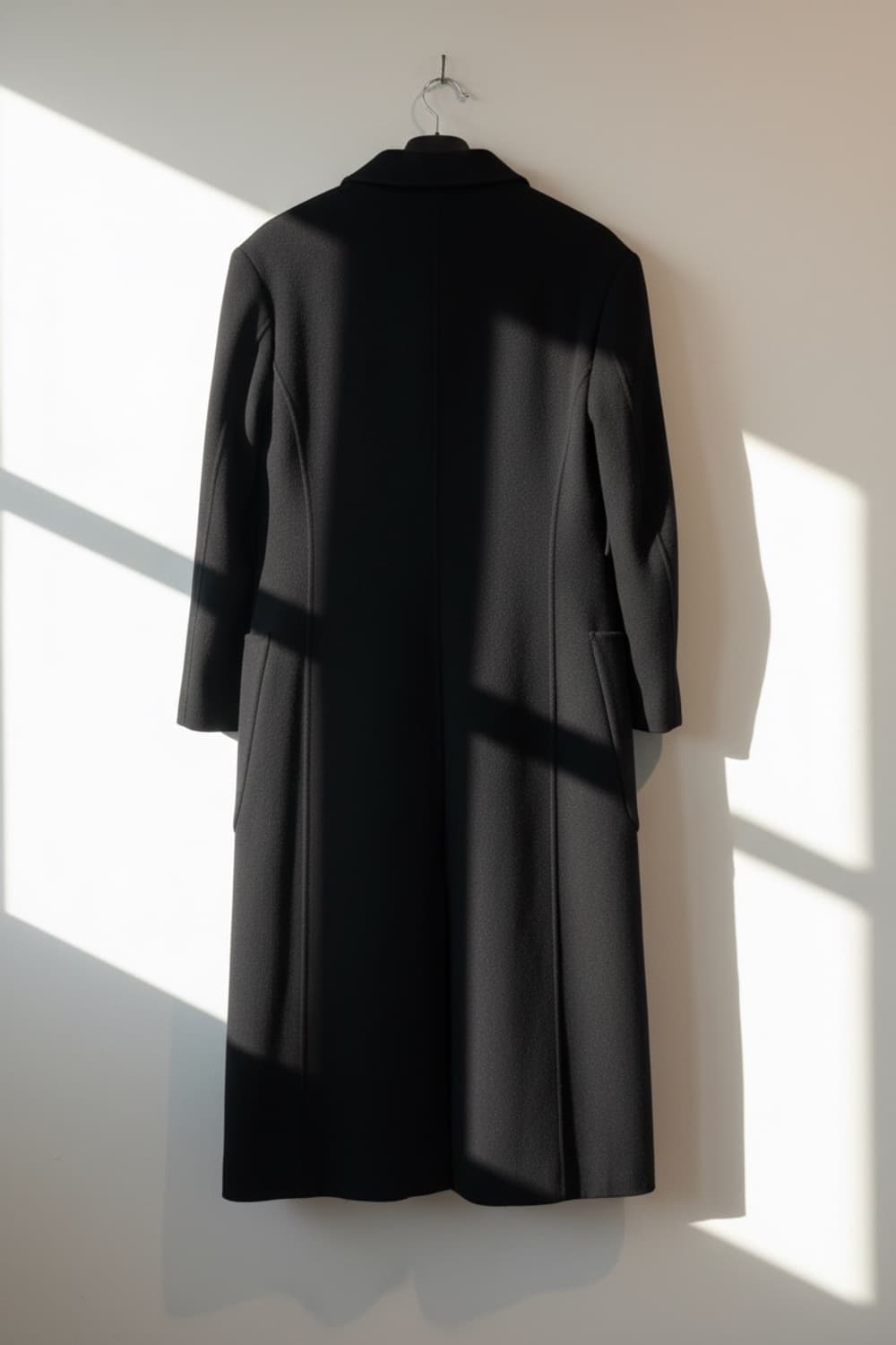 로우 클래식 더블 브레스티드 울 코트 상품이미지2