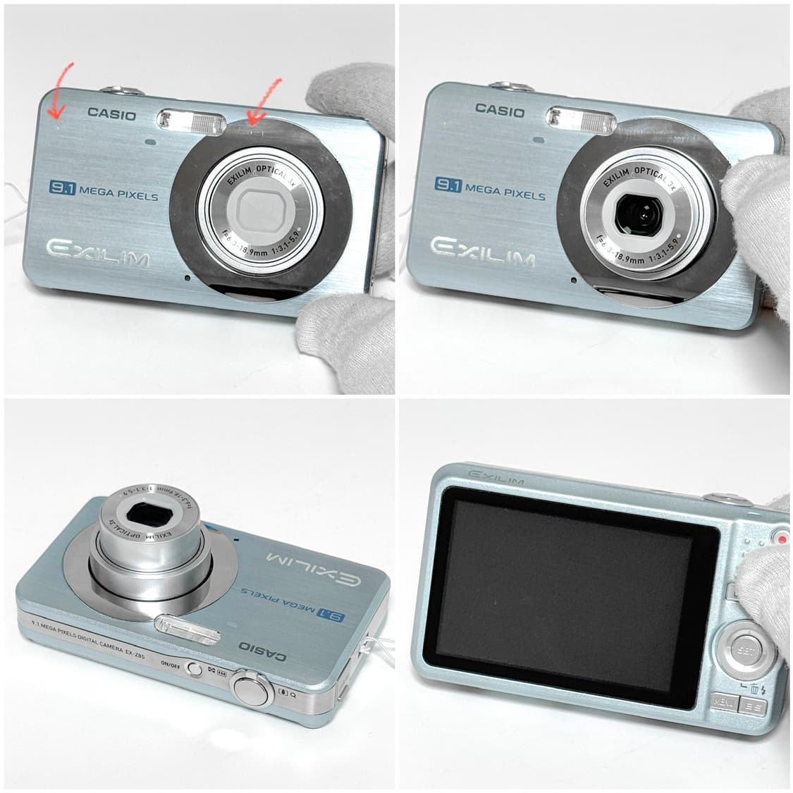 카시오 엑슬림 Z85 스카이블루 빈티지디카 상품이미지2