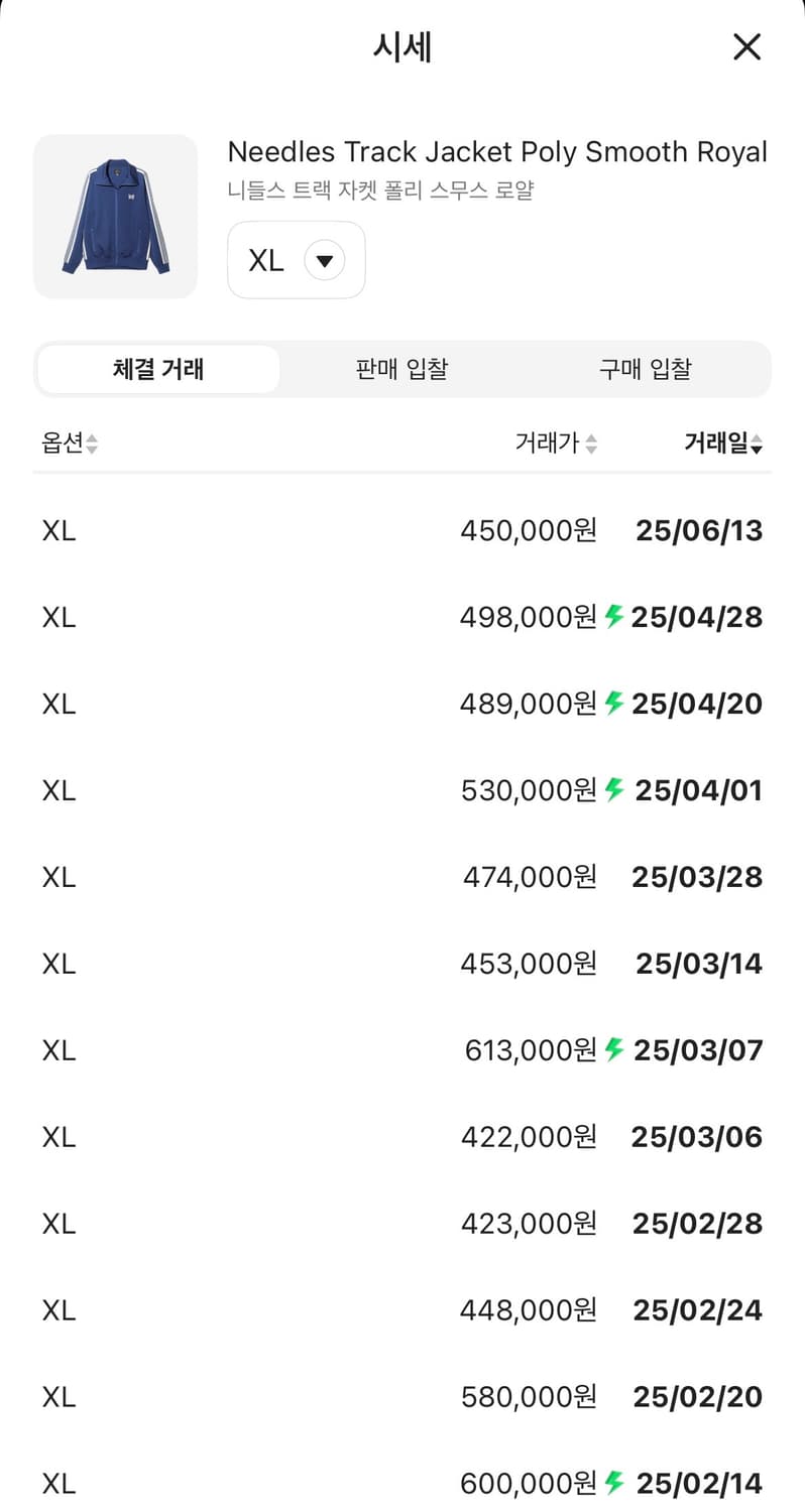 니들스 폴리스무스 트랙자켓 로얄 상품이미지5