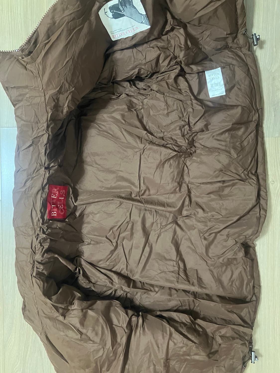 비터셀즈 브라운 숏패딩 상품이미지2