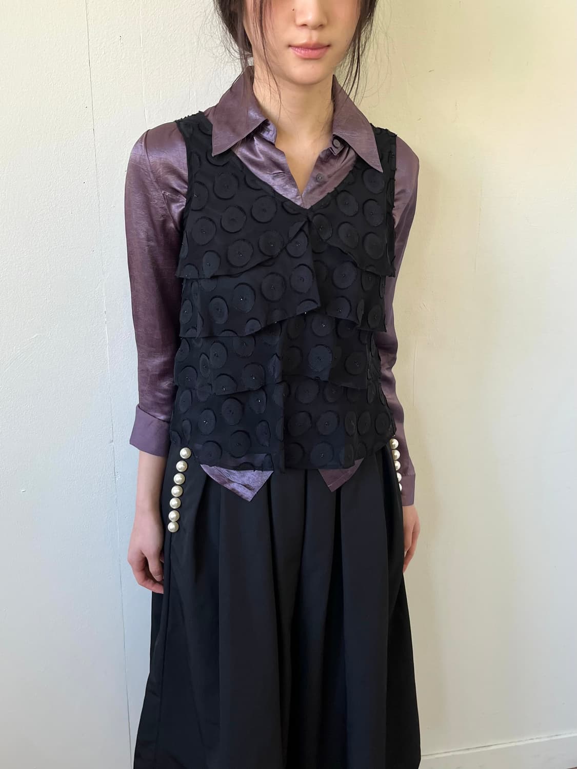 MICHEL KLEIN 도트 뷔스티에 상품이미지6