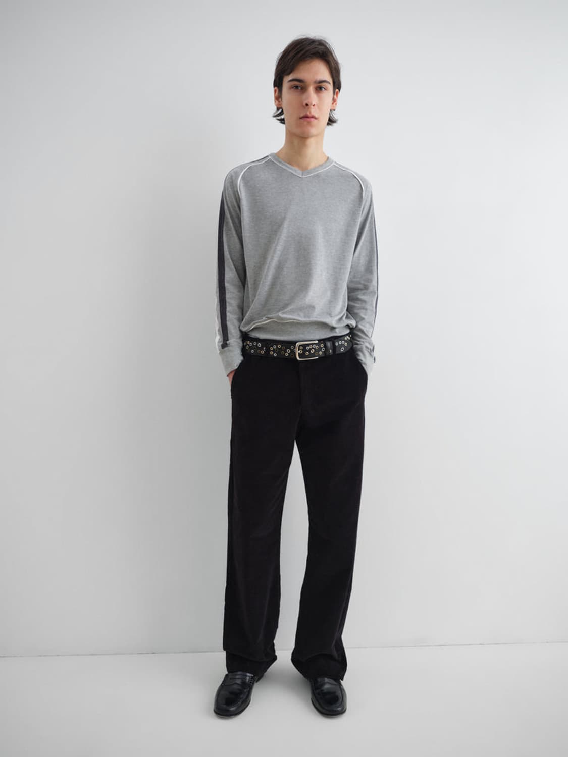[S,M,L,XL]기마구아스 Lucas 티셔츠/그레이 상품이미지3
