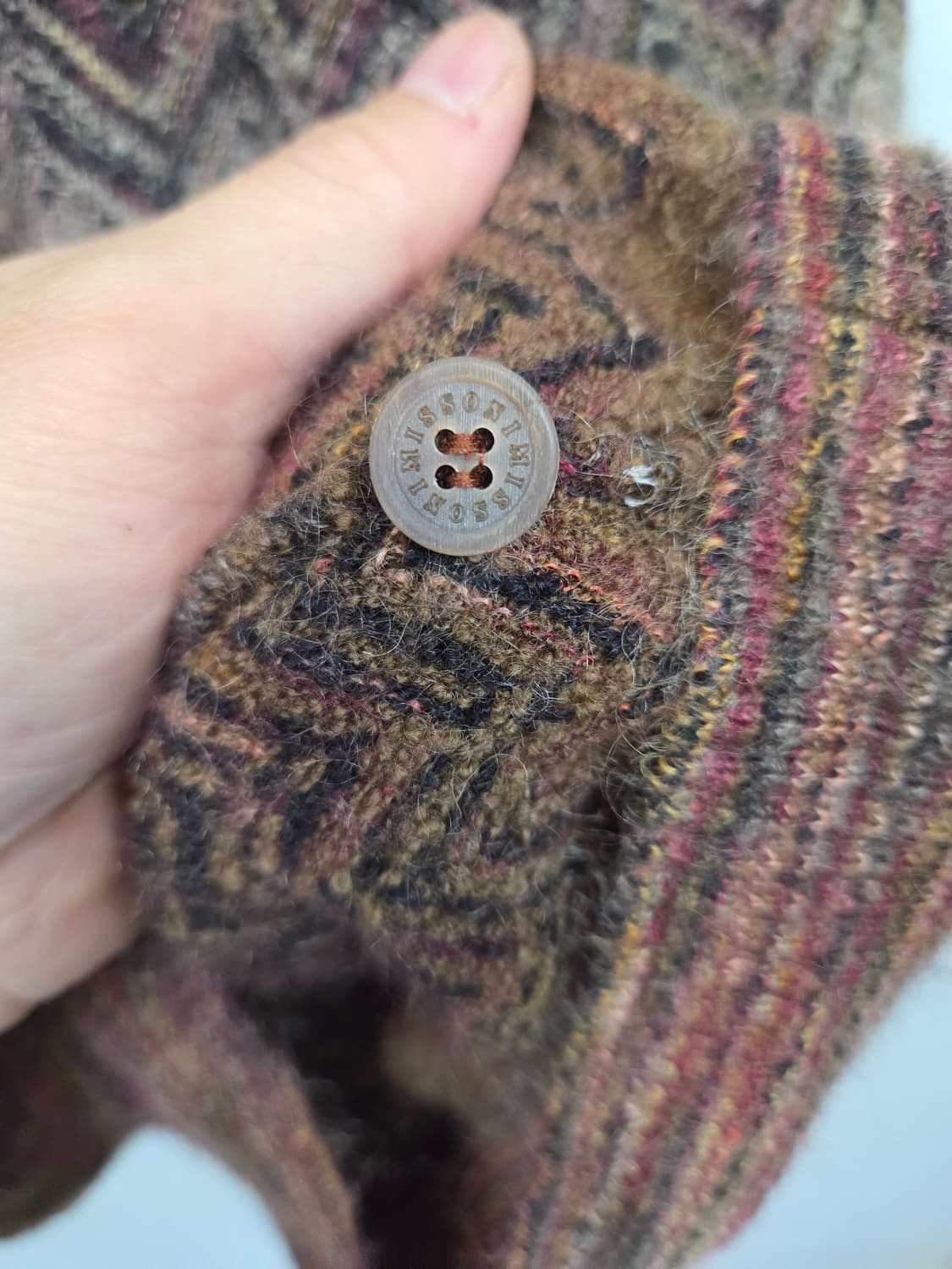 미쏘니 올드스쿨 빈티지 카라 니트 L 상품이미지5