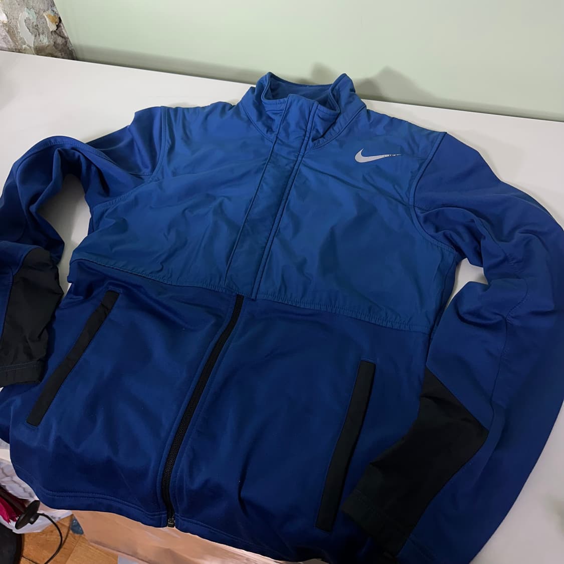 M 95 나이키테니스 딥블루 DRI-FIT 트레이닝 테니스 집업자켓 상품이미지1