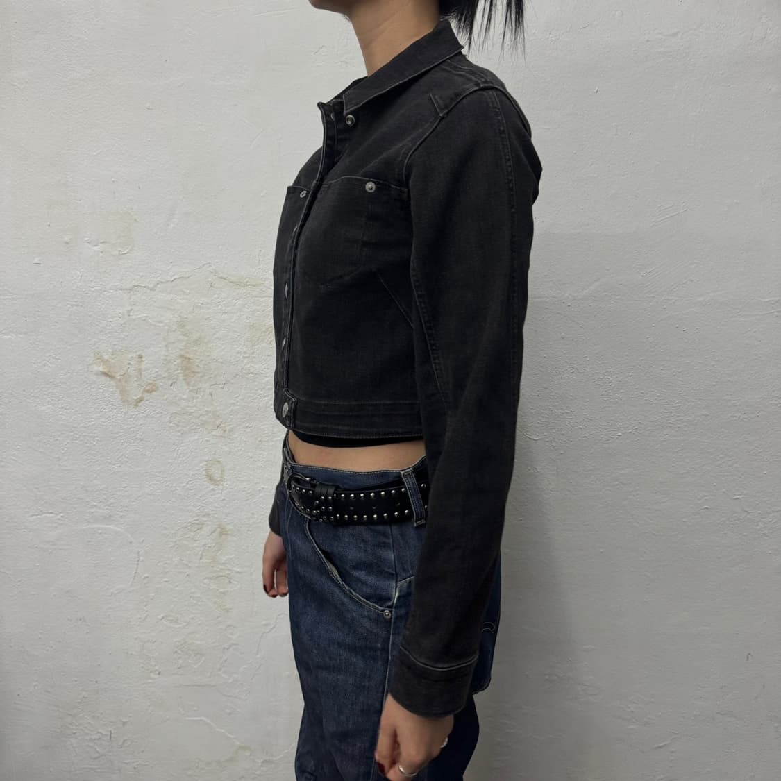 리바이스(Levi's) 차콜 코튼 LEJ 엔지니어드 쇼트 트러커 자켓 상품이미지2