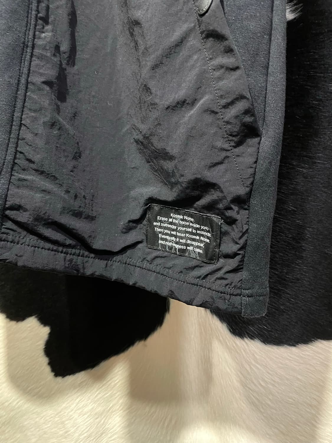 Gu x undercover 나일론 배색 반팔후드티 상품이미지4