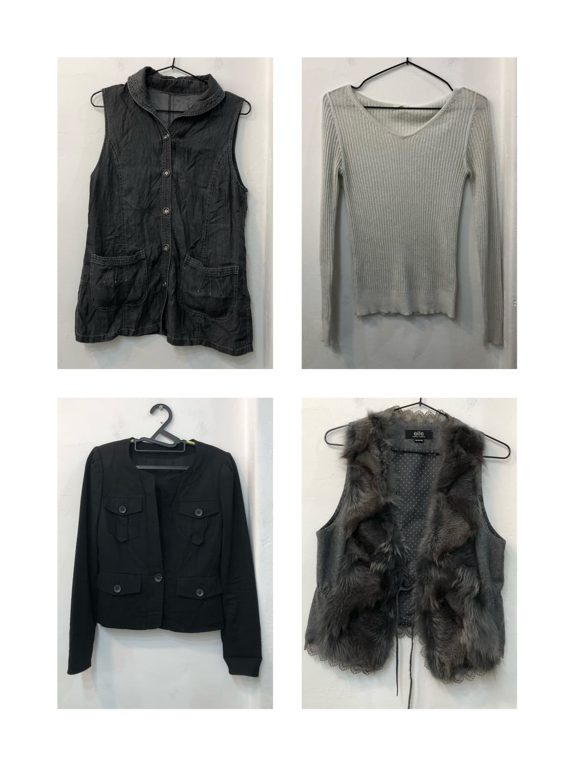 빈티지 검정토깽이 코디세트 상품이미지4