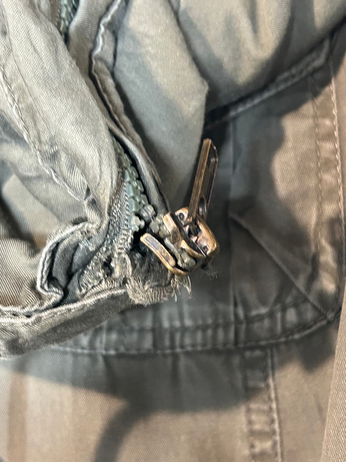 multi pocket high neck string parka 상품이미지6