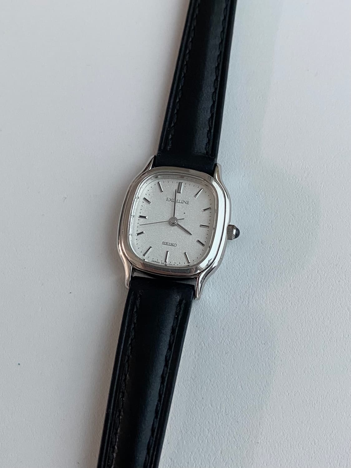 Seiko 세이코 엑셀린 쿼츠 스퀘어 실버 레이디스 상품이미지3