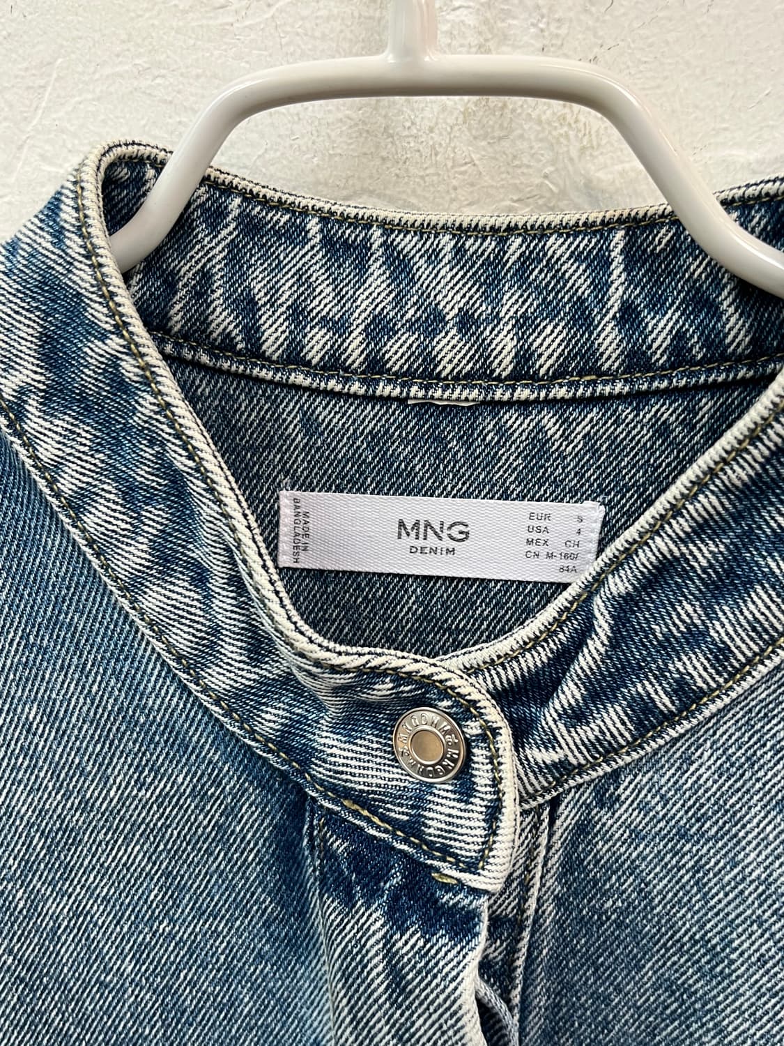 MNG Denim 카라리스 데님자켓 S 상품이미지2