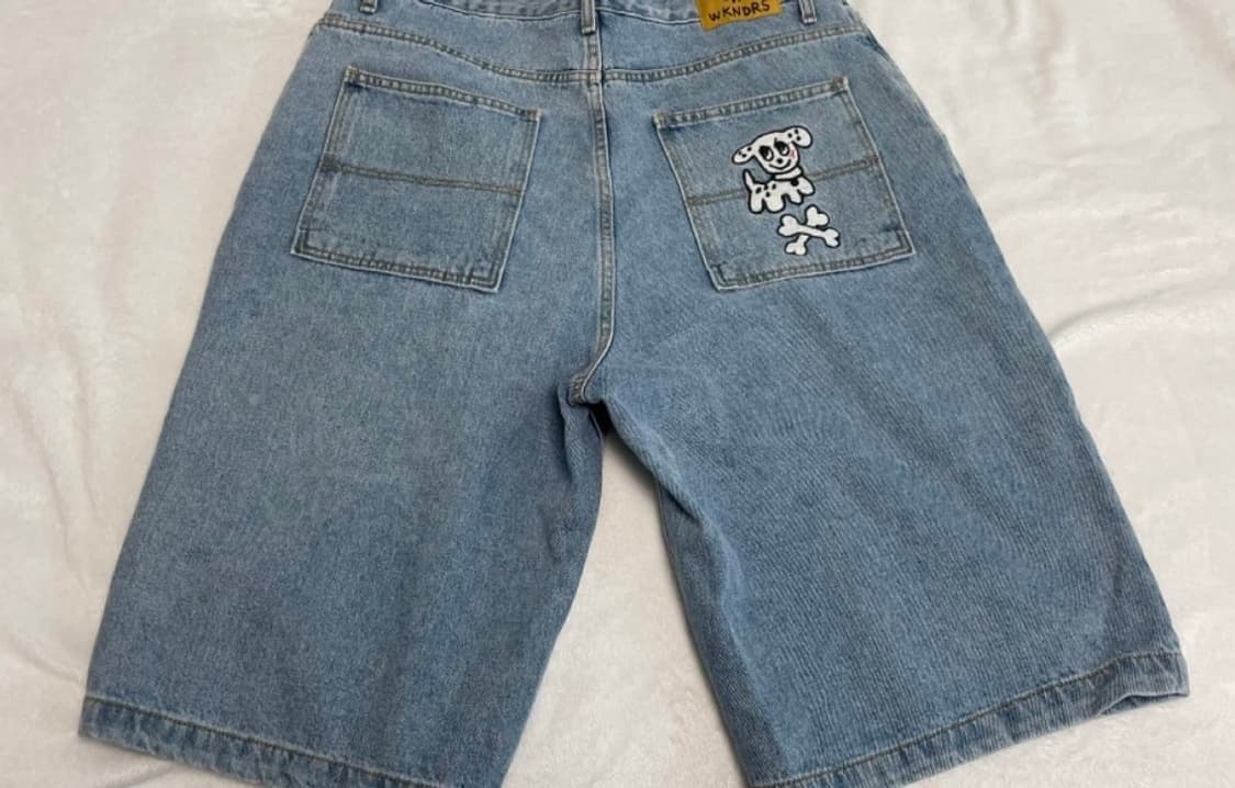 위캔더스 아이스크림 데님 쇼츠 (버뮤다) 상품이미지3