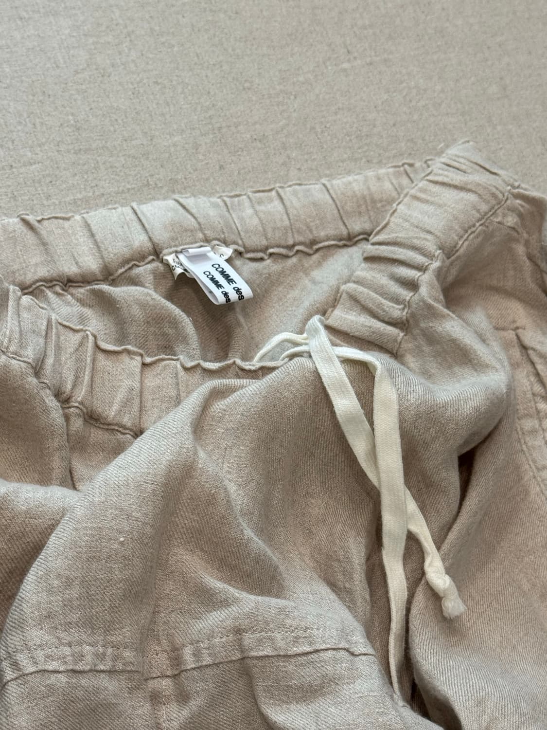 꼼데가르송 꼼꼼 13ss 린넨 비대칭 디컨스트럭티드 스커트 팬츠 상품이미지7