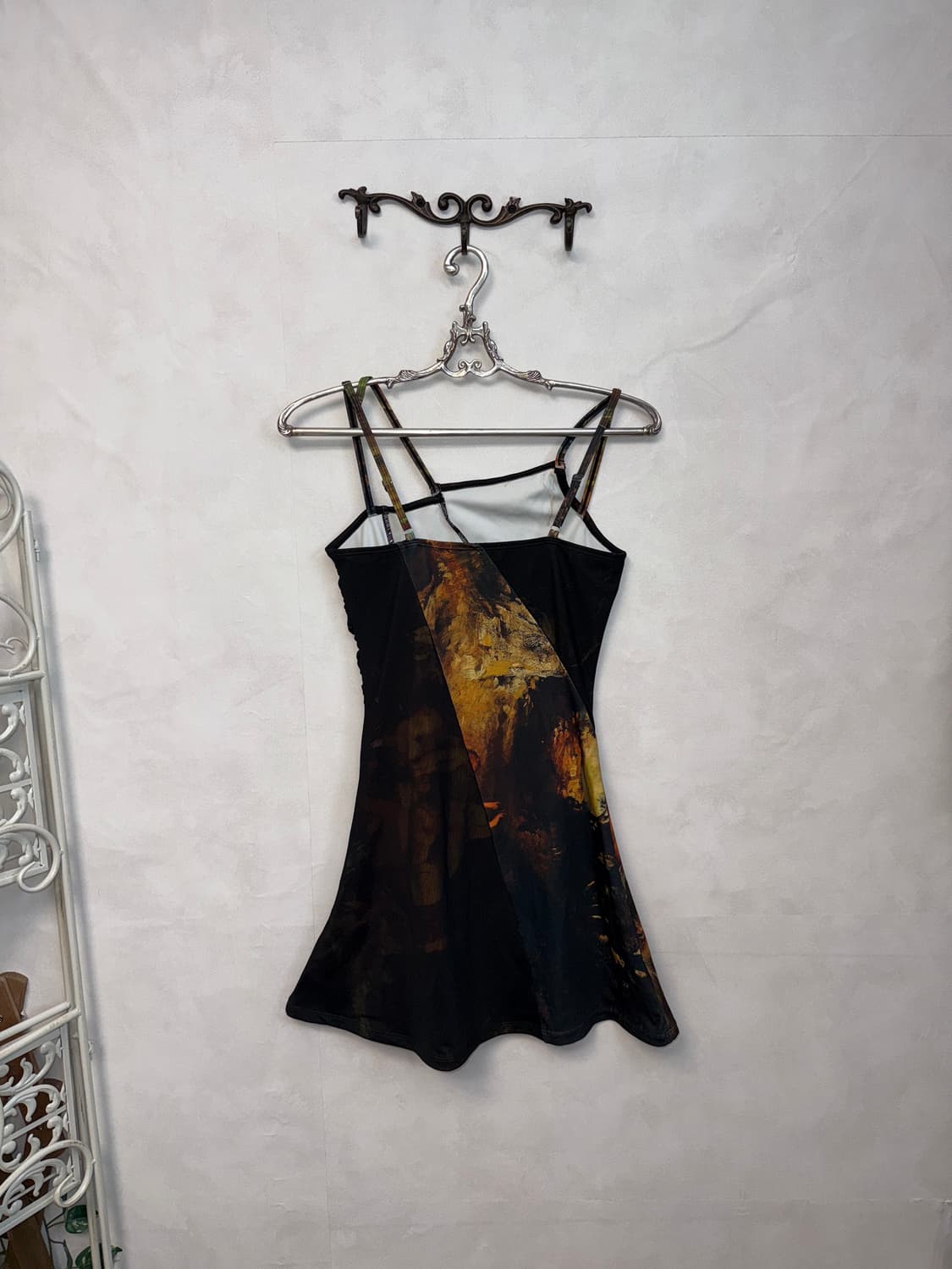Mystic graphic unbal shirring ops 상품이미지4