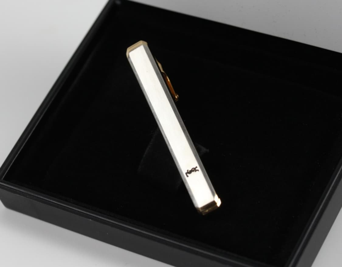 입생로랑 A등급 5.1cm 남자 명품 넥타이핀 빈티지 상품이미지1