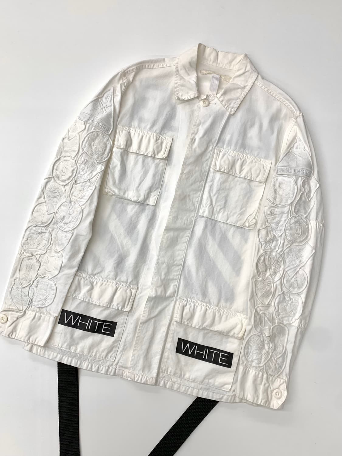 Off white 오프화이트 화이트 패치 DBU 자켓 상품이미지5
