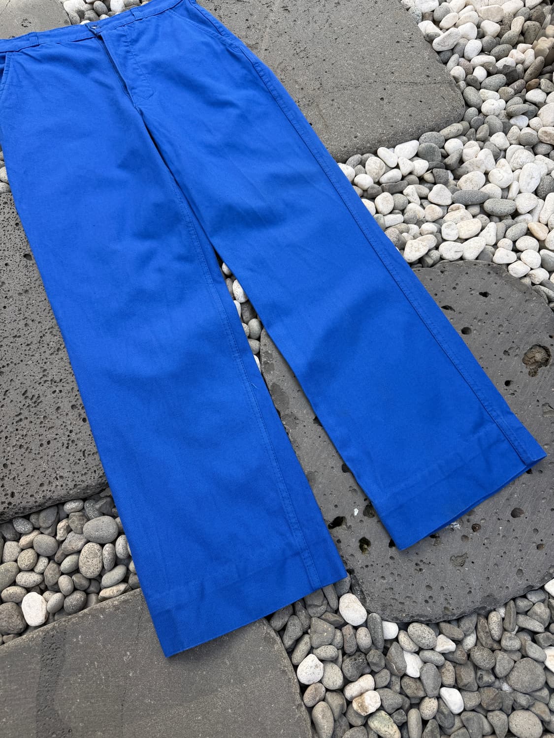 1980s WASHED BLUE VINTAGE 빈티지 프렌치워크팬츠 상품이미지5