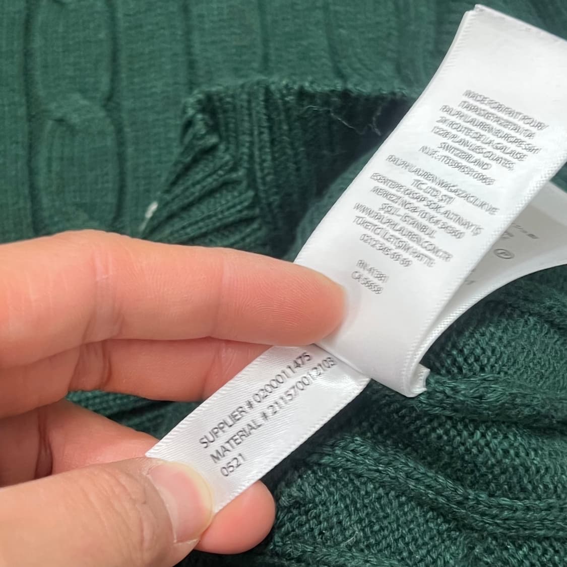 [우먼95] 폴로 랄프로렌 니트 상품이미지5