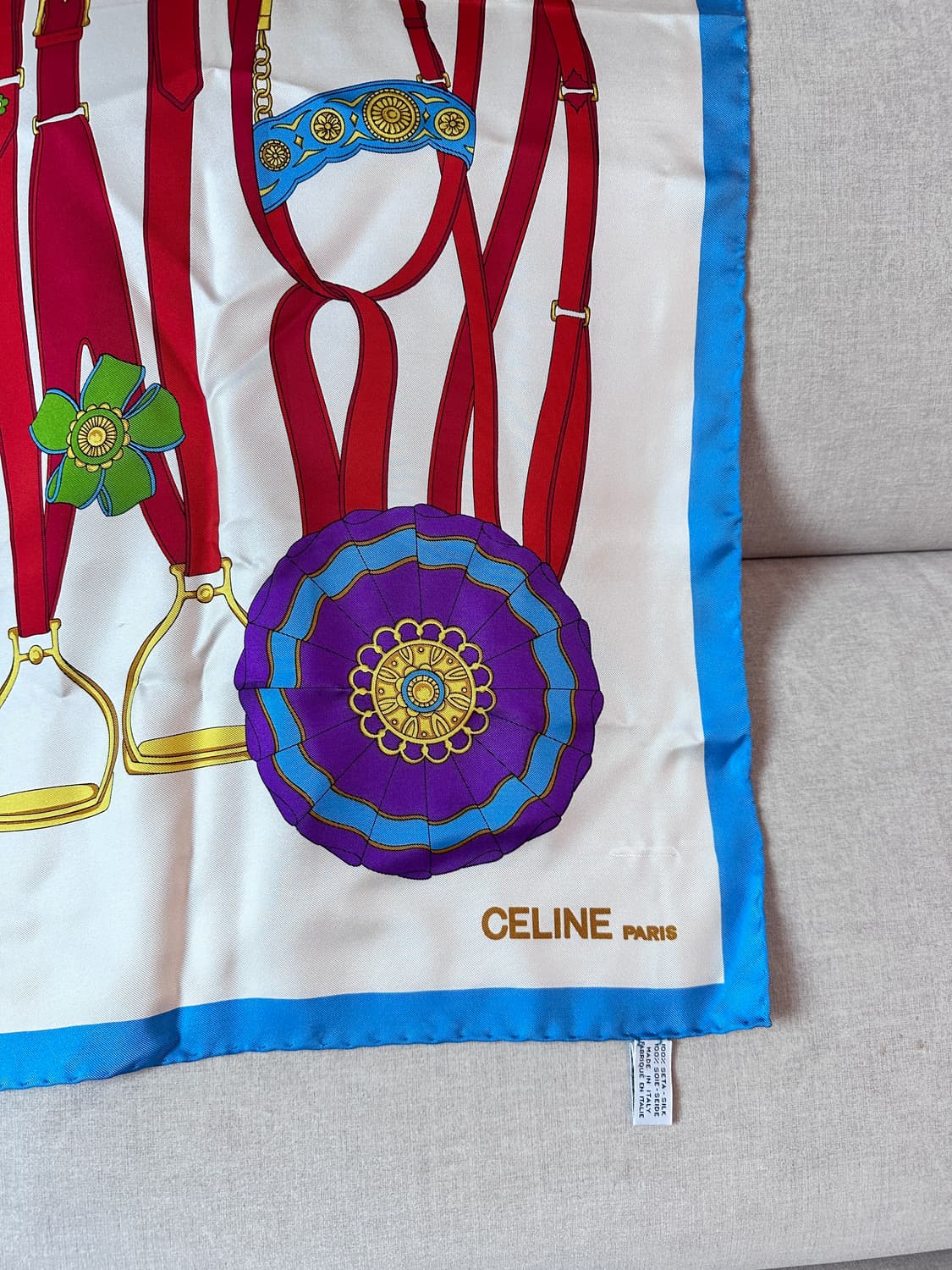 셀린느 실크 스카프 상품이미지3