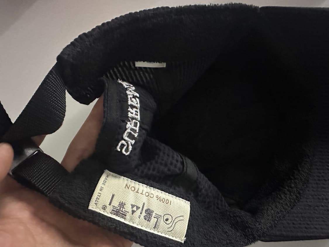 supreme 슈프림 시어서커 볼캡 블랙 상품이미지5