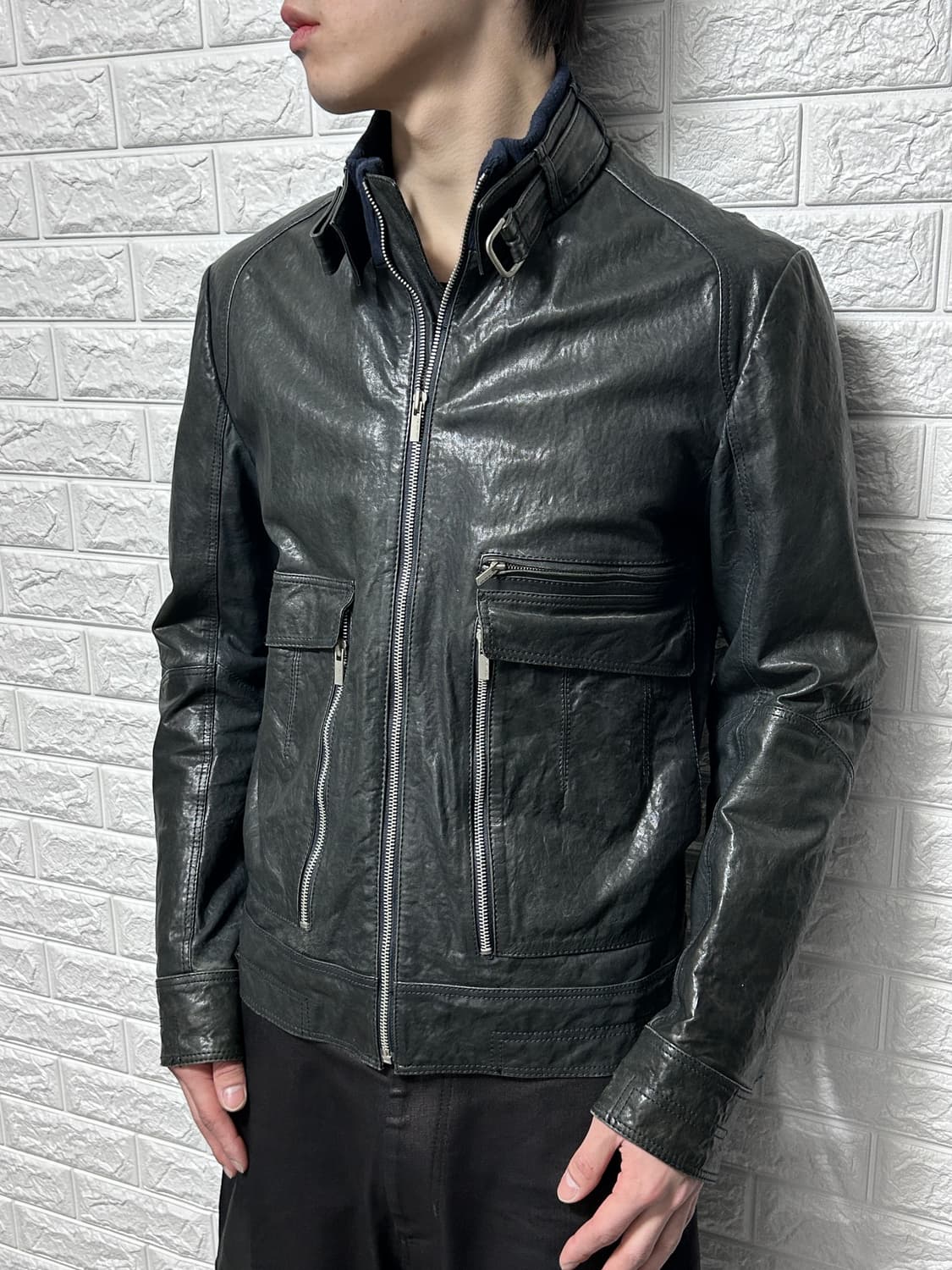 잭 앤 질 램스킨 레더 자켓 상품이미지3