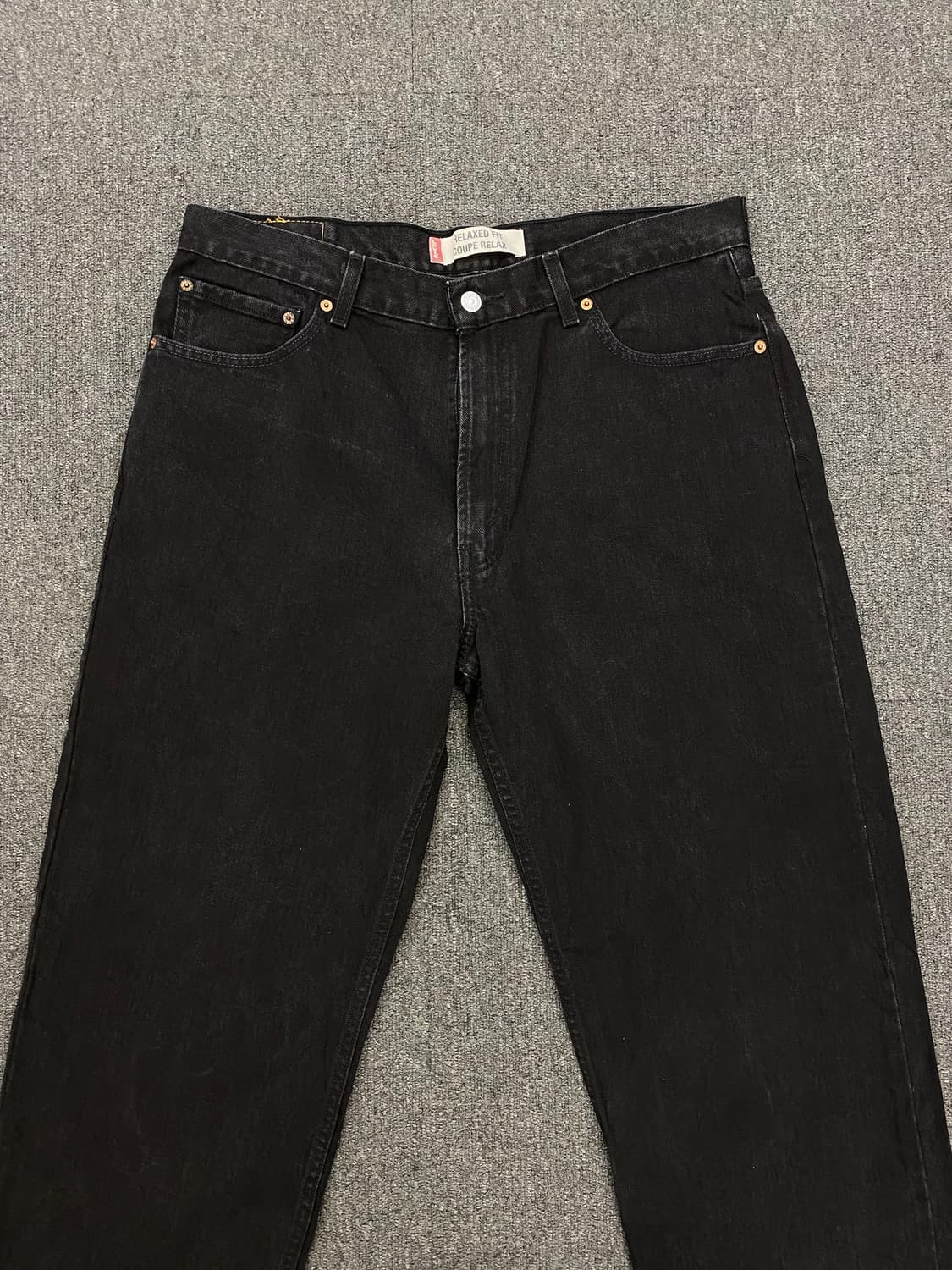 00s Levis 리바이스 550 흑청 데님팬츠 상품이미지5