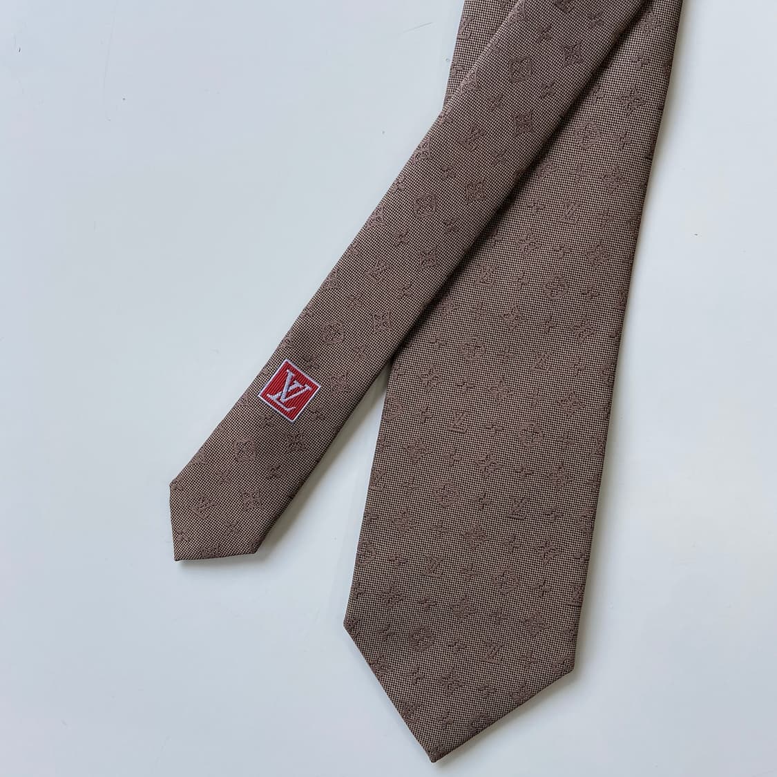 루이비통 (LOUIS VUITTON) 모노그램 정품 명품넥타이 7.8cm 상품이미지1