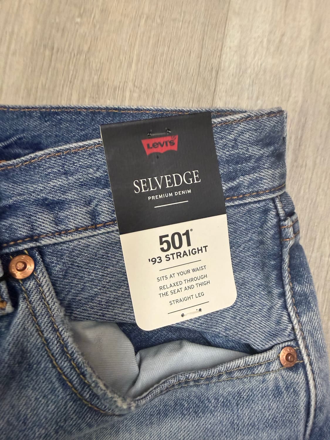 리바이스 프리미엄 501‘93 셀비지 31x30 상품이미지2